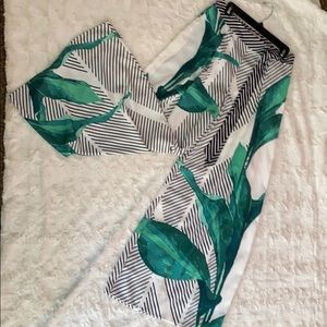 Jealous Tomato Wide Leg Chiffon Floral Pants